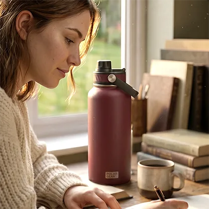 Polar Gear Stainless Steel Water Bottle Vacuum Insulated 1 Litre